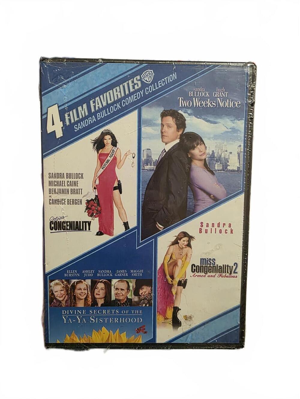 4 Film Favorites Sandra Bullock Comedy Collection DVD Set